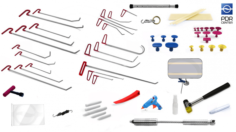 Комплект профессионального инструмента PDR START (54 предмета)